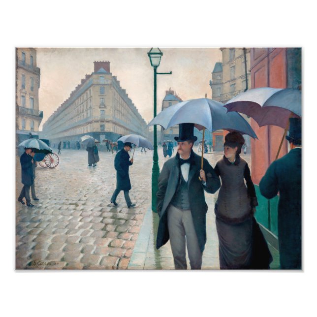 Paris Street Rainy Day | Gustave Caillebotte | Fotodruck (Vorne)