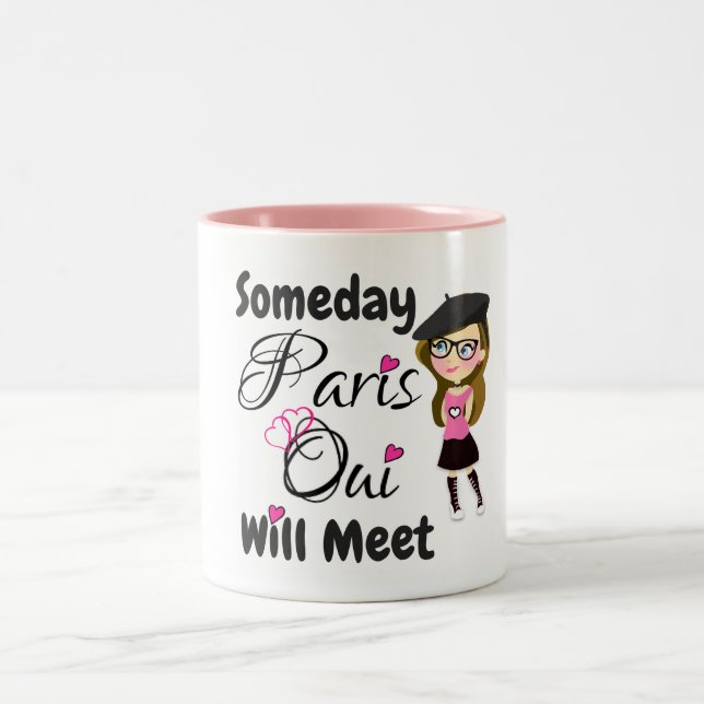 Paris Style ZWEI TONE TASSE (Mittel)