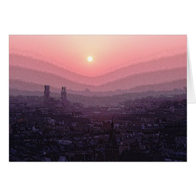 Paris Sunset (Vorderseite (Horizontal))