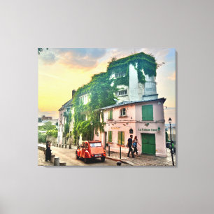 Paris Sunset Leinwand