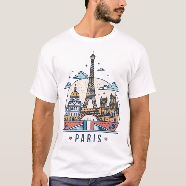 PARIS T-Shirt (Vorderseite)