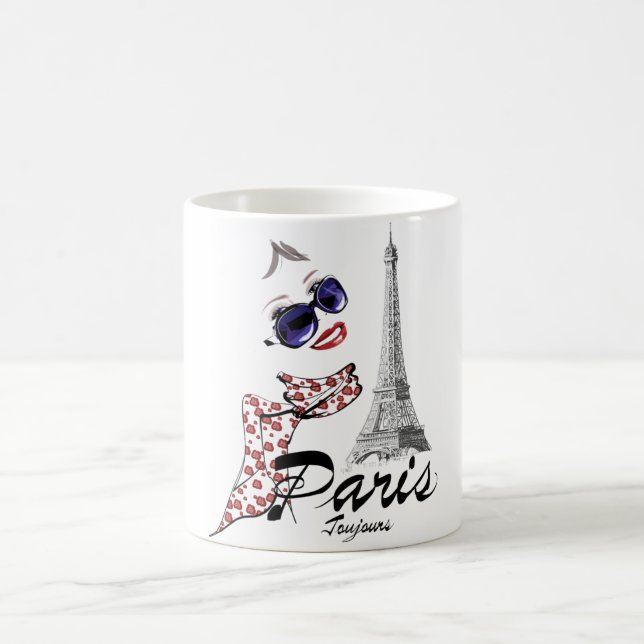 Paris T - Shirt Kaffeetasse (Mittel)