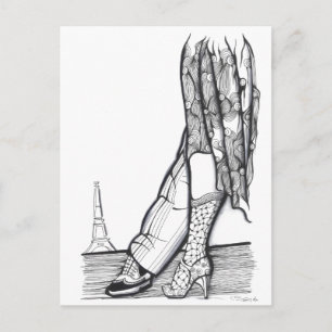 Paris Tango Postkarte