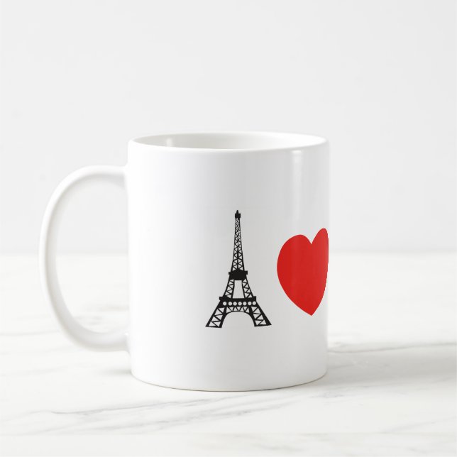 PARIS-Tasse "der LIEBE-I" Kaffeetasse (Links)