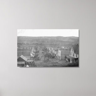 Paris, TexasLuftbild StadtParis, TX Leinwanddruck