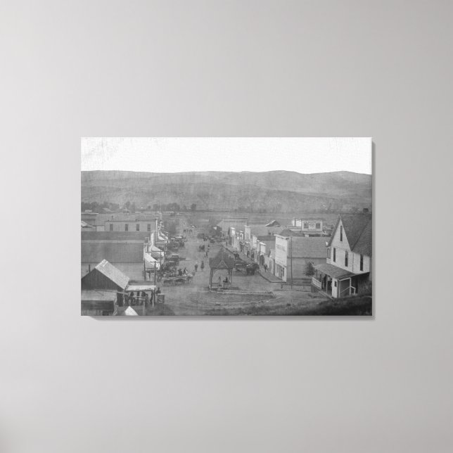 Paris, TexasLuftbild StadtParis, TX Leinwanddruck (Vorderseite)