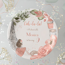 Paris Thema Französische Geburtstagsparty