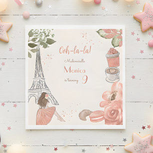 Paris Thema Französische Geburtstagsparty Serviette