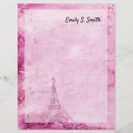 Paris Thema Personalisiert Valentine Writing Paper