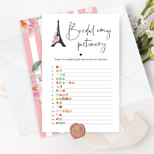 Paris Theme Brautparty Emoji Picardie