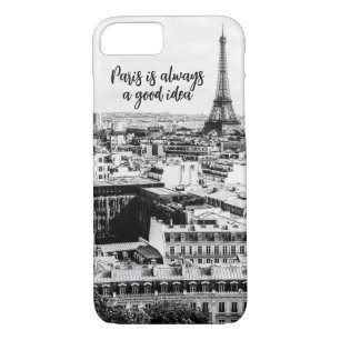 Paris Themed Phone Case mit Zitat