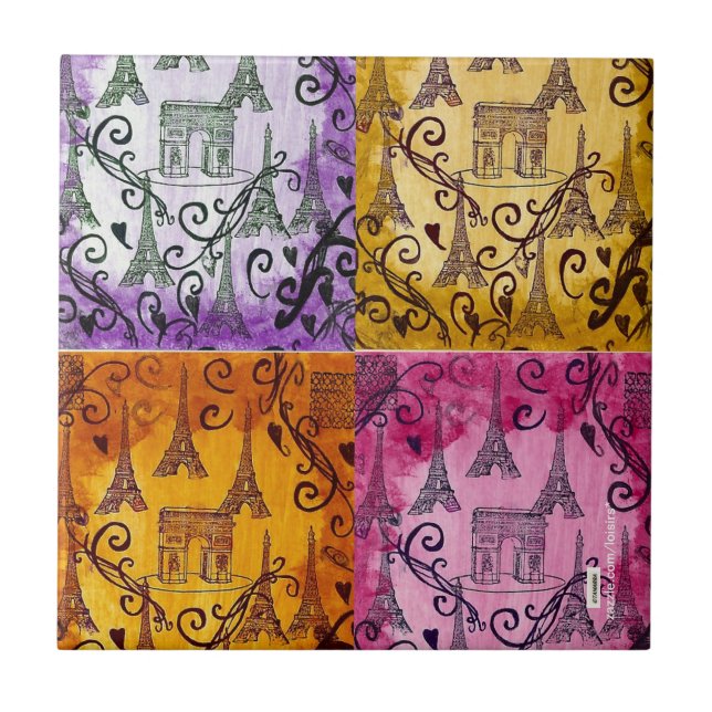 Paris Tile Fliese (Vorderseite)