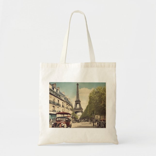 Paris Tote Bag Tragetasche (Vorne)