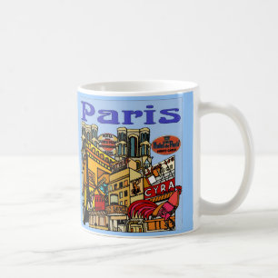 Paris Travel Poster Tasse