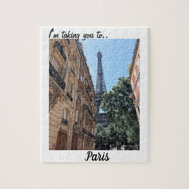 Paris Trip Reveal Puzzle (Vertikal)