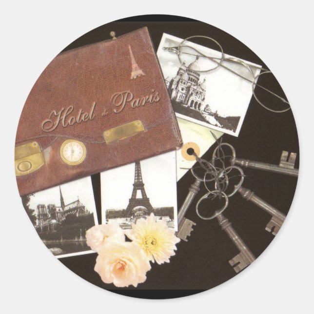 Paris Trip Sticker (Vorderseite)