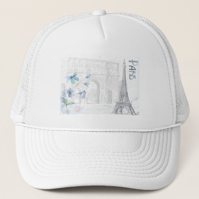 Paris Truckerkappe (Vorderseite)