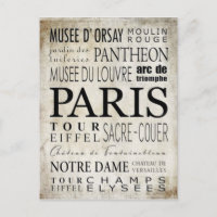Paris-Typografie - Untergrundbahn-Art