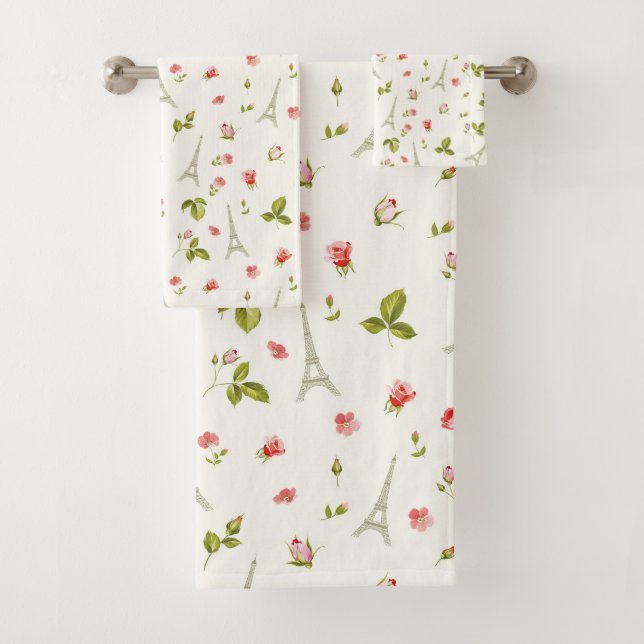 Paris und Rose Badhandtuch Set (Insitu)