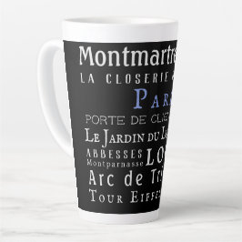 Paris und seine Sehenswürdigkeiten Milchtasse