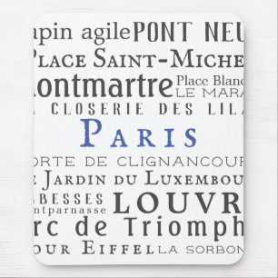Paris und seine Sehenswürdigkeiten Mousepad