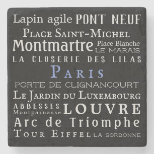 Paris und seine Sehenswürdigkeiten Steinuntersetzer