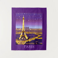 Paris unter dem Lila Sternenhimmel
