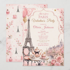 Paris Valentinsfeier Einladung