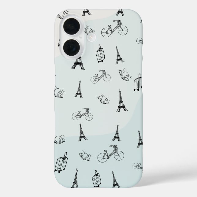 Paris Verliebter Case-Mate iPhone Hülle (Rückseite)