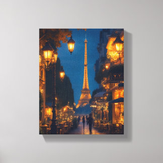 Paris verzaubert: 3 leinwanddruck