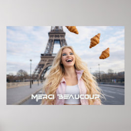 PARIS - VIELEN DANK POSTER