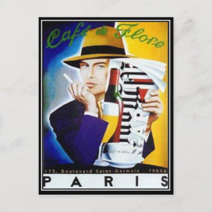Paris Vintag Postcard Postkarte
