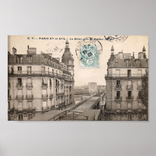 Paris - Vintag Poster