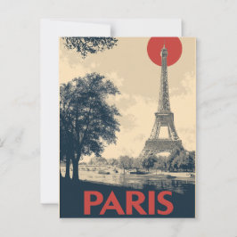 Paris Vintag Postkarte