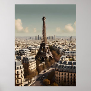 Paris Vintage-Plakat Poster