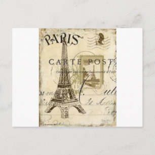 Paris Vintage Postkarte