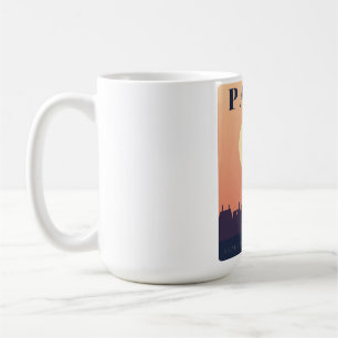 Paris Vintage Reiseposter Retro Eiffelturm Tasse