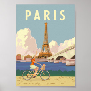 Paris - Vintage Travel Poster