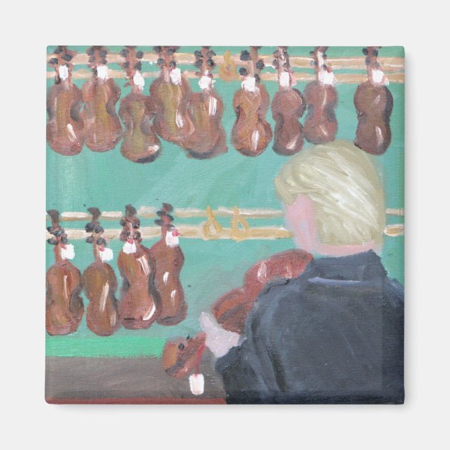 Paris Violin Shop Magnet (Vorne)