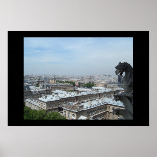 Paris von Notre Dame Poster
