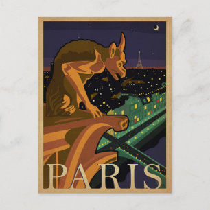 Paris - Wasserspeier Postkarte