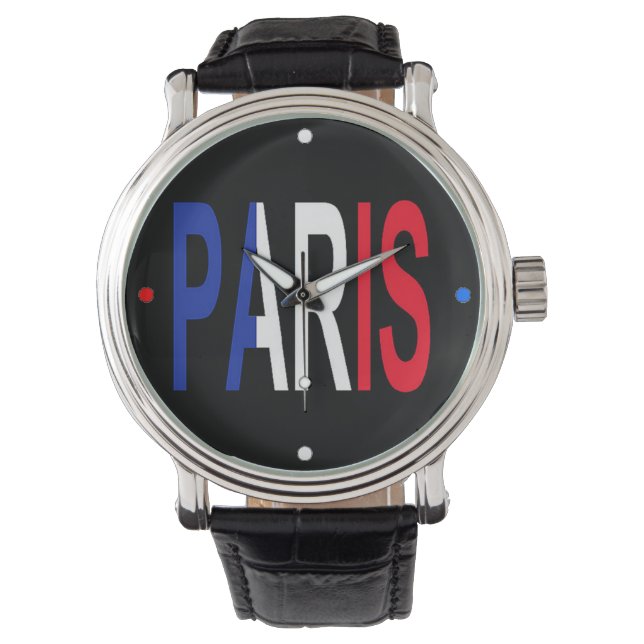 Paris Watch Armbanduhr (Vorderseite)