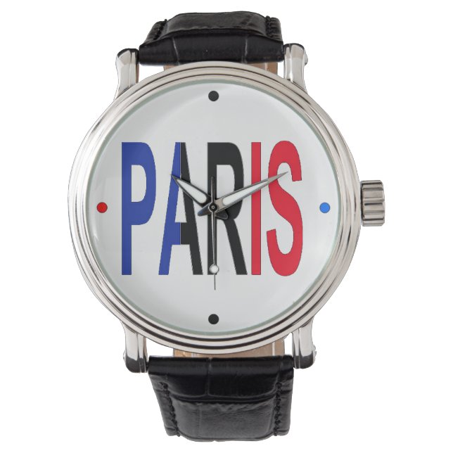 Paris Watch Armbanduhr (Vorderseite)
