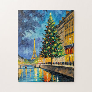 Paris Weihnachtsbaum Puzzle