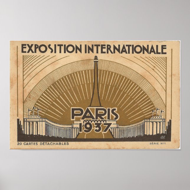 Paris-Weltausstellung 1937 Poster (Vorne)