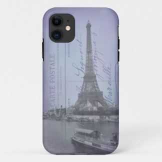 Paris-Weltausstellung-französischer Postkarte iPhone 11 Hülle