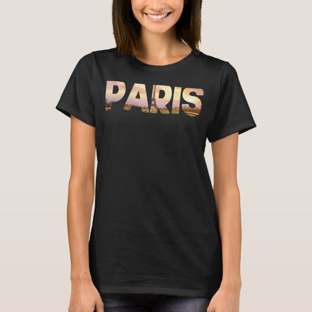 PARIS Women Frankreich Eiffelturm T-Shirt (Vorderseite)