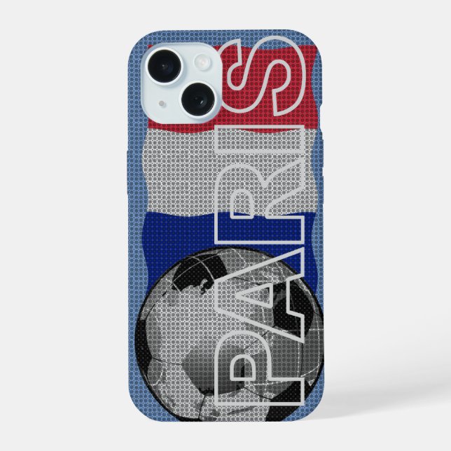 Paris World Soccer iPhone-Hülle iPhone 15 Hülle (Rückseite)