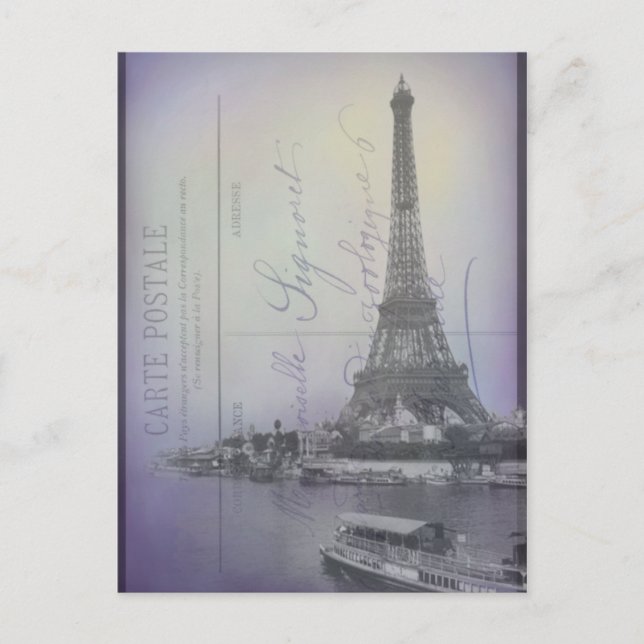 Paris World's Fair French Postcard Postkarte (Vorderseite)