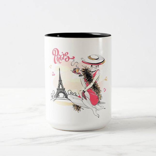  Paris Zweifarbige Tasse (Mittel)